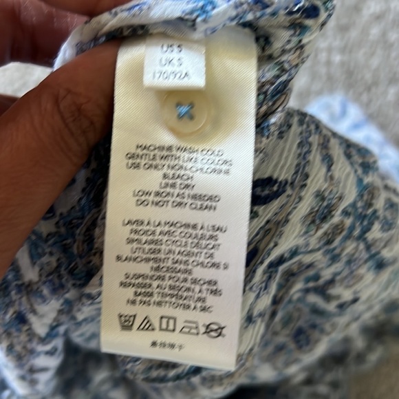 Blue Paisley Blouse from Pilot and the letterpress by Anthropology - Picture 5 of 5